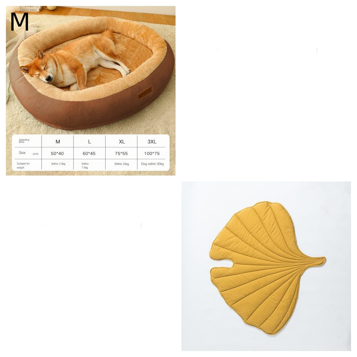 Removable & Washable Dog & Cat Bed – Soft and Comfortable Sleeping Spot