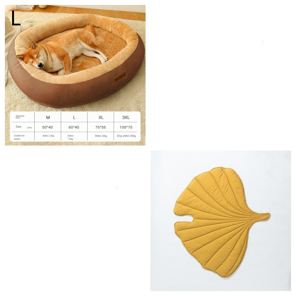 Removable & Washable Dog & Cat Bed – Soft and Comfortable Sleeping Spot