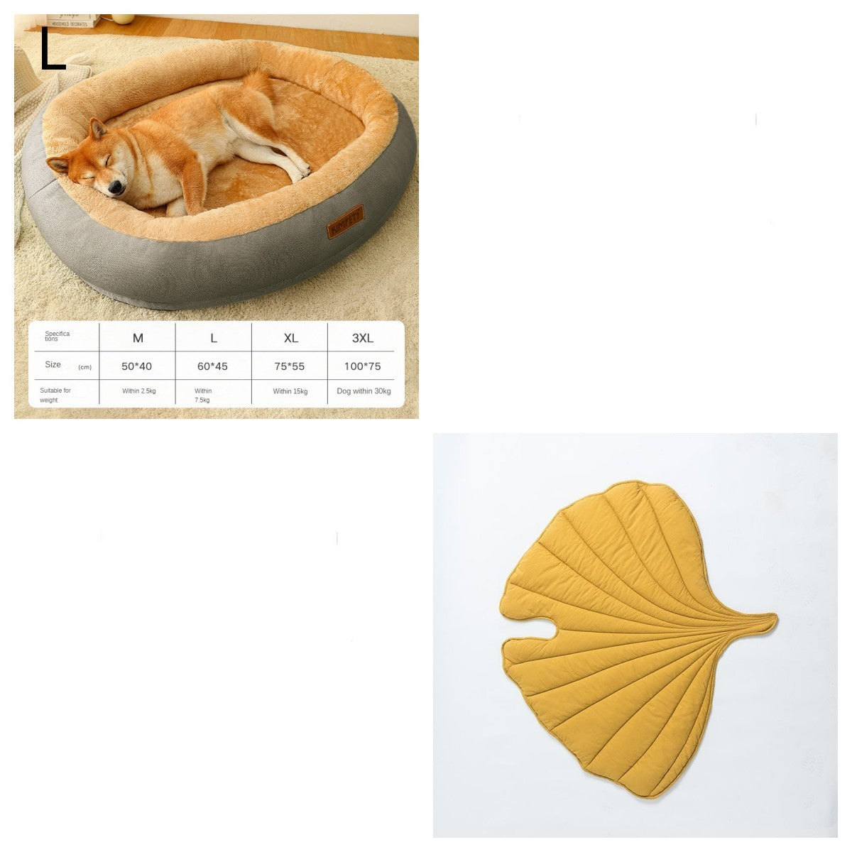 Removable & Washable Dog & Cat Bed – Soft and Comfortable Sleeping Spot