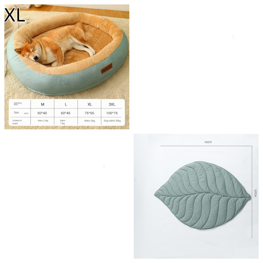 Removable & Washable Dog & Cat Bed – Soft and Comfortable Sleeping Spot