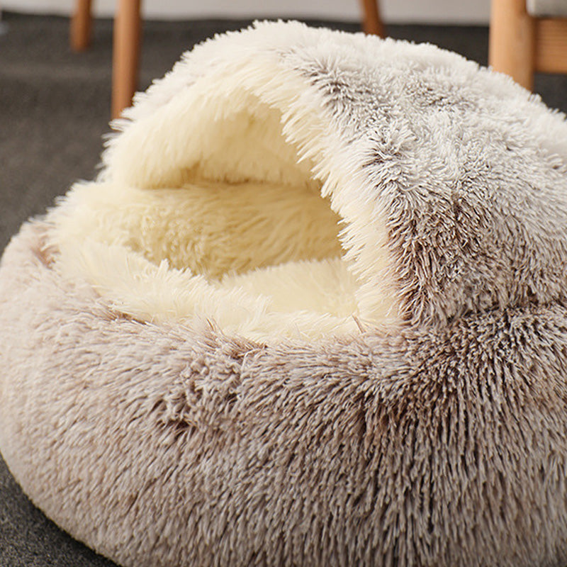 Semi-Enclosed Cat Litter House – Warm & Cozy, Stylish & Comfortable