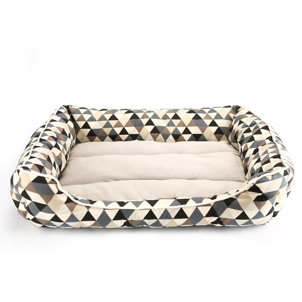 Square Dog Nest – Bite & Dirt Resistant Cotton Cushion