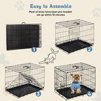 Portable Single Door Dog Cage