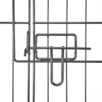 VEVOR Dog Playpen – Foldable Exercise Pen with Top Cover & Ground Stakes for Pets