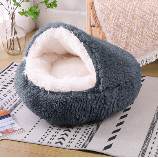 Semi-Enclosed Cat Litter House – Warm & Cozy, Stylish & Comfortable