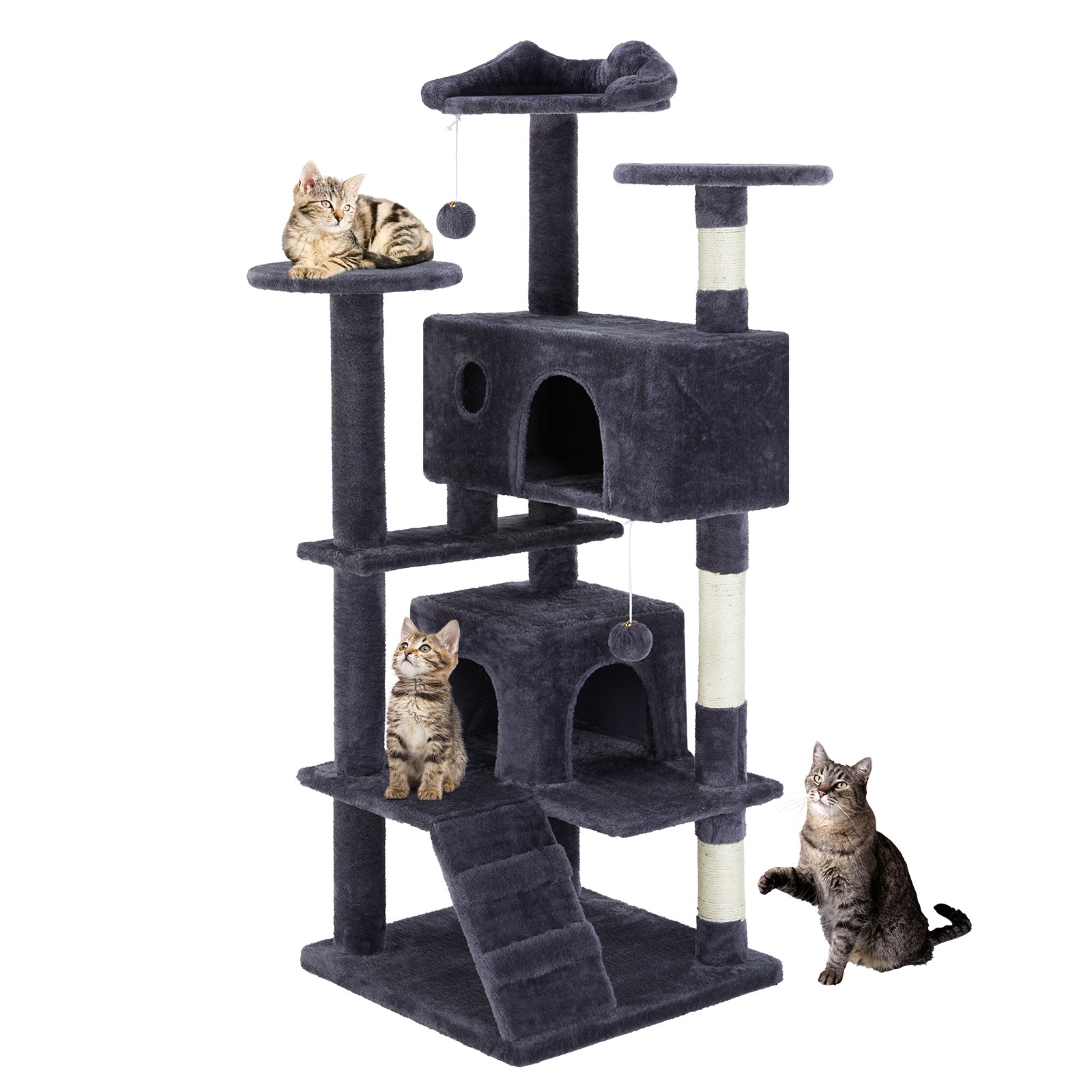 Cat Climbing Treehouse – Multi-Level Play & Rest Center