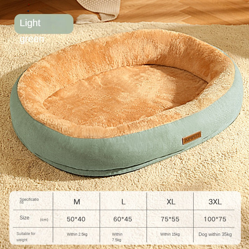 Removable & Washable Dog & Cat Bed – Soft and Comfortable Sleeping Spot