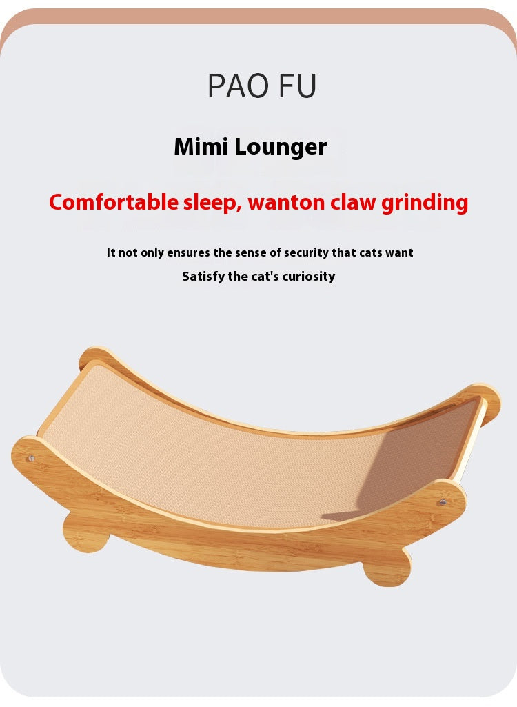 Cat Lounge Chair with Sisal Scratch Surface – Nest Design