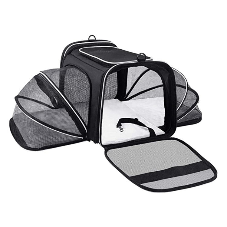 Expandable Airline-Approved Pet Carrier – Soft & Foldable Travel Bag
