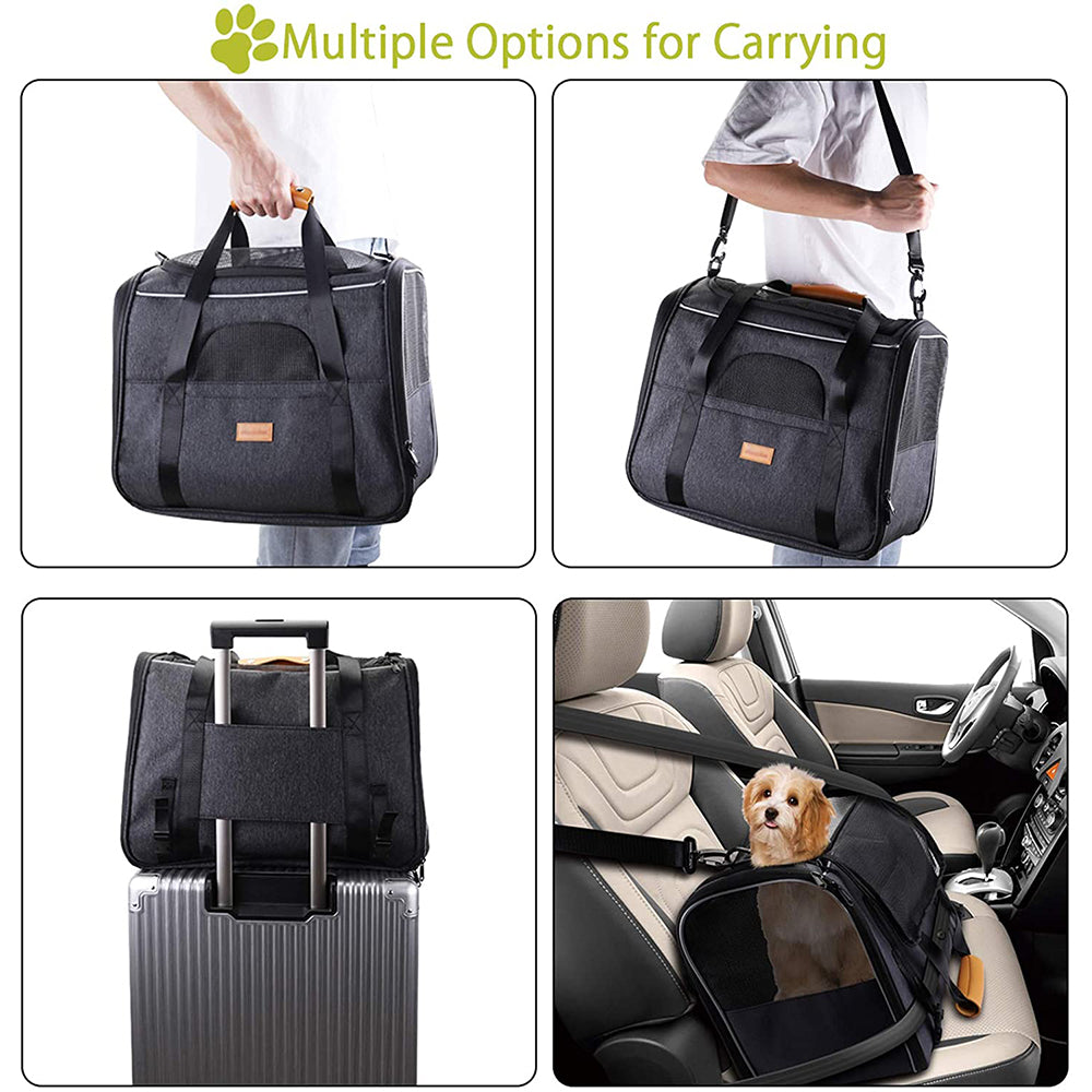 Pet Carrier Bag – Soft, Lightweight, and Washable for Cats & Small Dogs