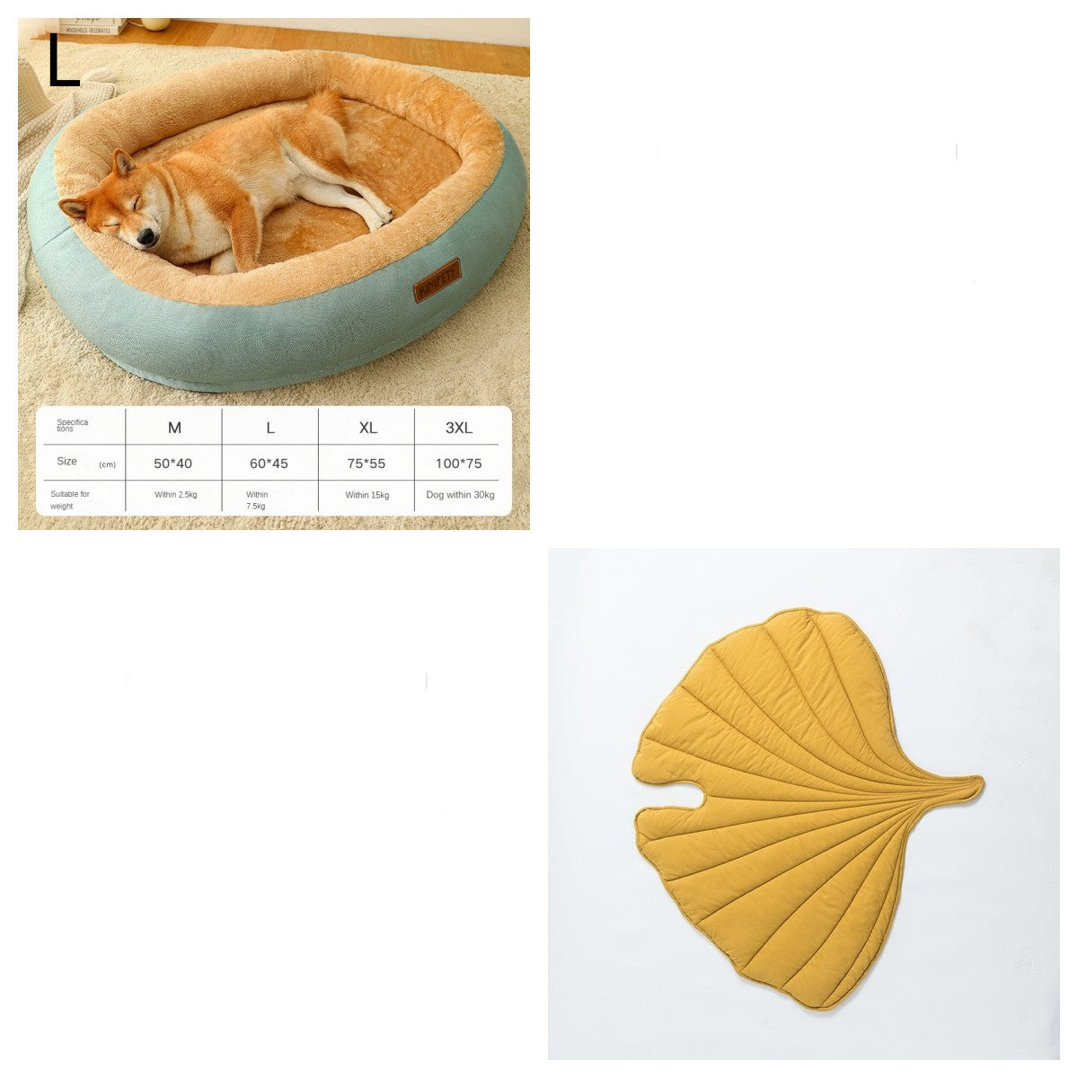 Removable & Washable Dog & Cat Bed – Soft and Comfortable Sleeping Spot