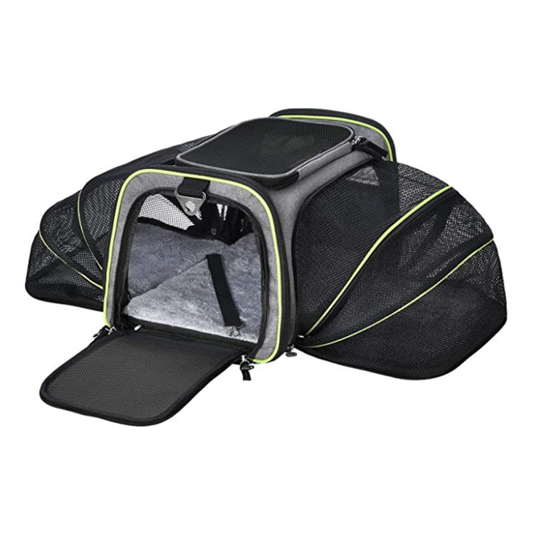 Expandable Airline-Approved Pet Carrier – Soft & Foldable Travel Bag