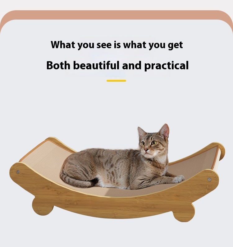 Cat Lounge Chair with Sisal Scratch Surface – Nest Design