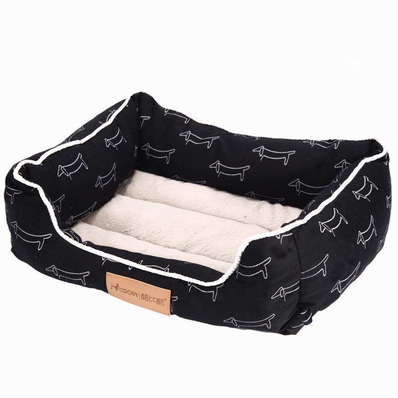Square Dog Nest – Bite & Dirt Resistant Cotton Cushion
