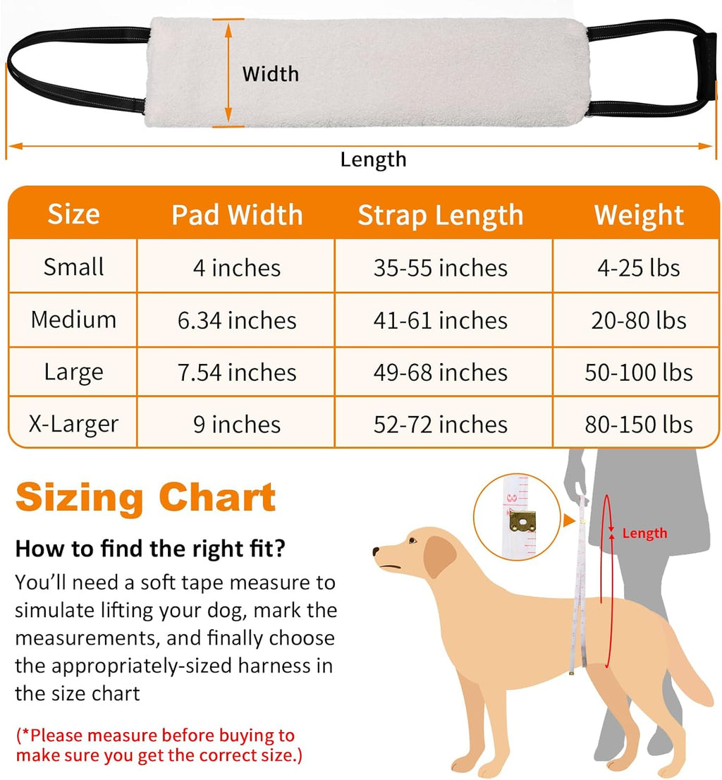 Portable Dog Support Sling – Assistive Lift for Back & Hind Legs