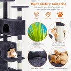 Cat Climbing Treehouse – Multi-Level Play & Rest Center