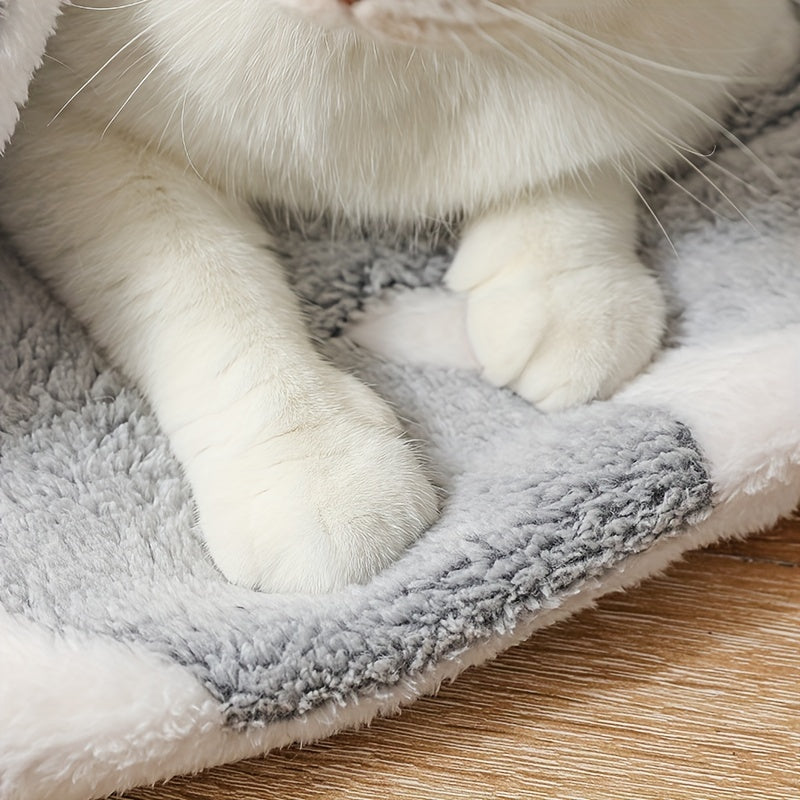 Self-Warming Pet Bed Mat – Washable Reversible Crate Pad for Cats & Dogs