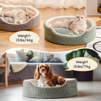 Washable Orthopedic Pet Bed with Non-Slip Base (Cats & Small Dogs)