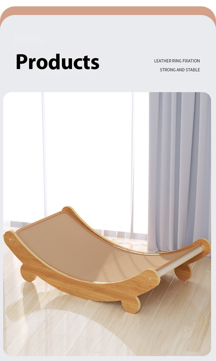 Cat Lounge Chair with Sisal Scratch Surface – Nest Design
