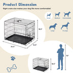 Portable Single Door Dog Cage