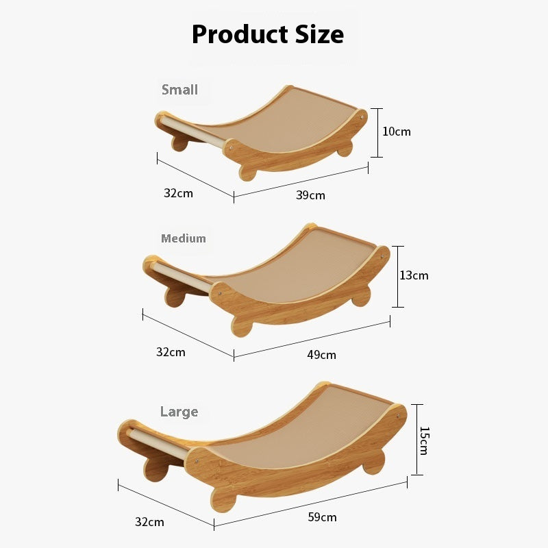 Cat Lounge Chair with Sisal Scratch Surface – Nest Design