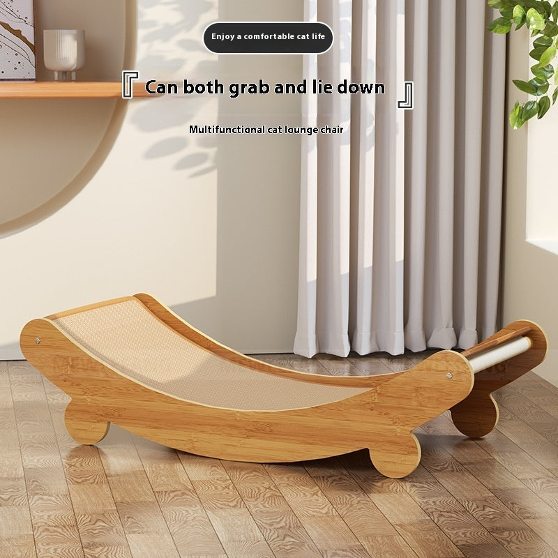 Cat Lounge Chair with Sisal Scratch Surface – Nest Design