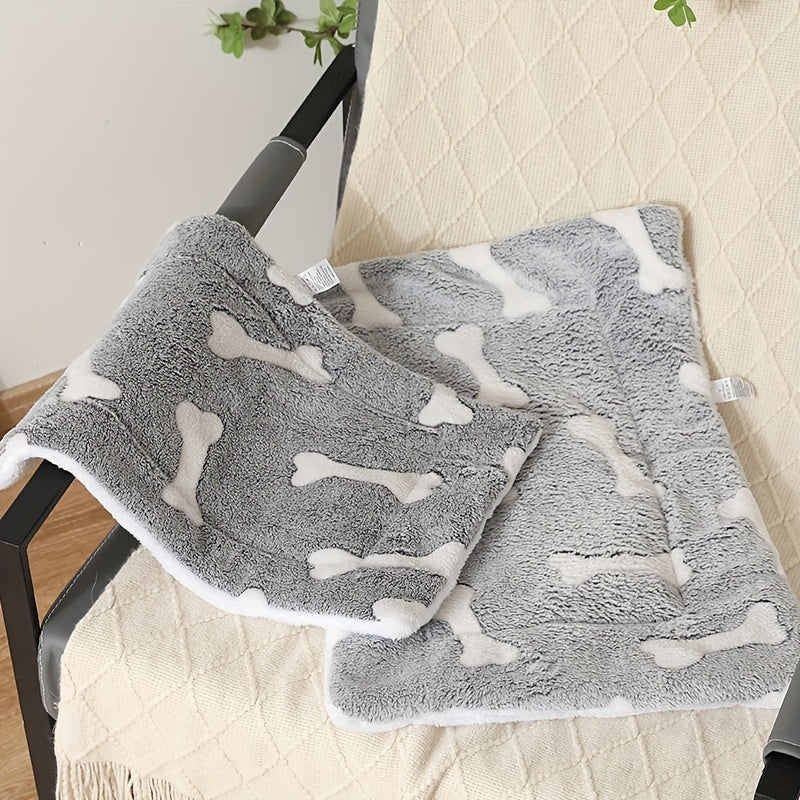 Self-Warming Pet Bed Mat – Washable Reversible Crate Pad for Cats & Dogs