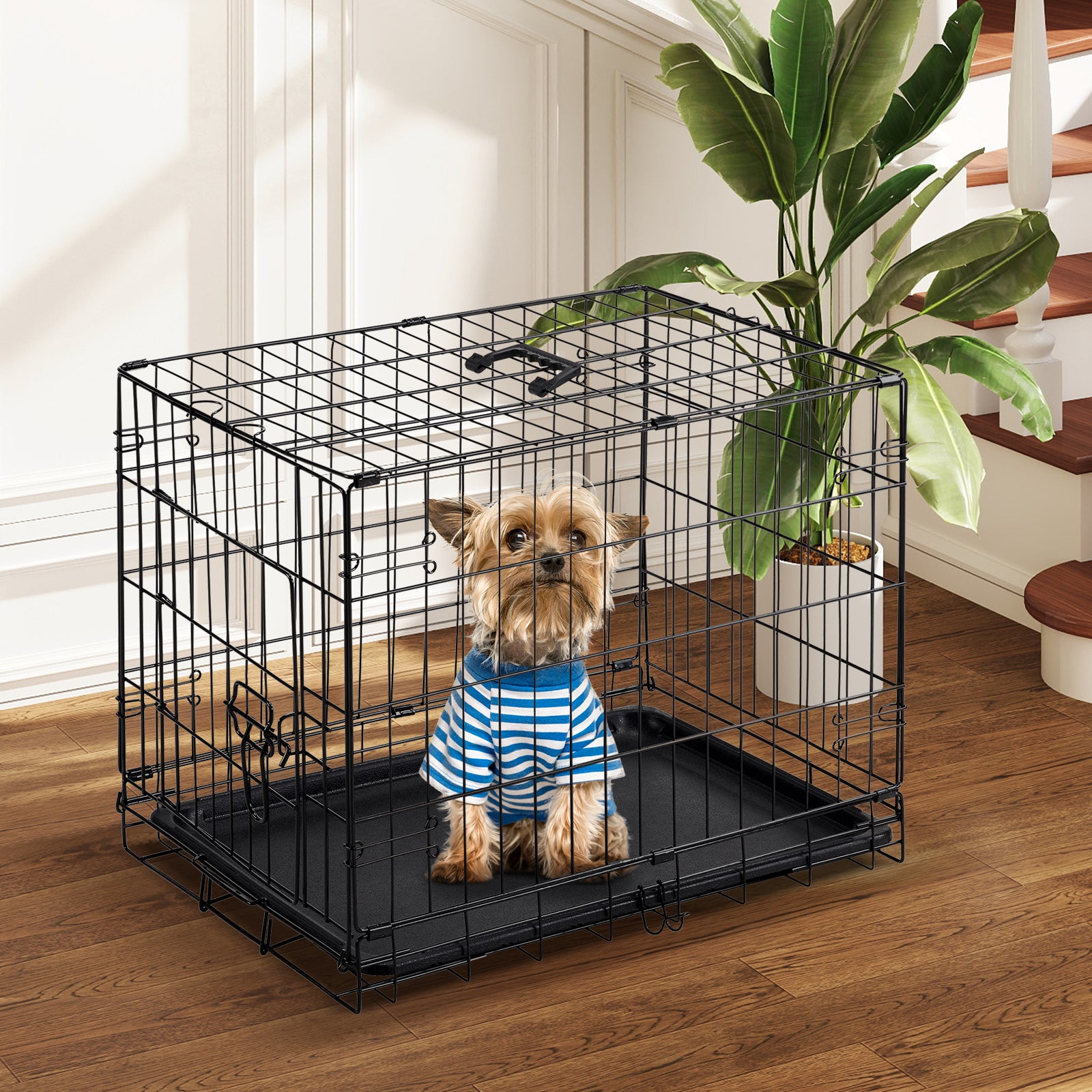 Portable Single Door Dog Cage