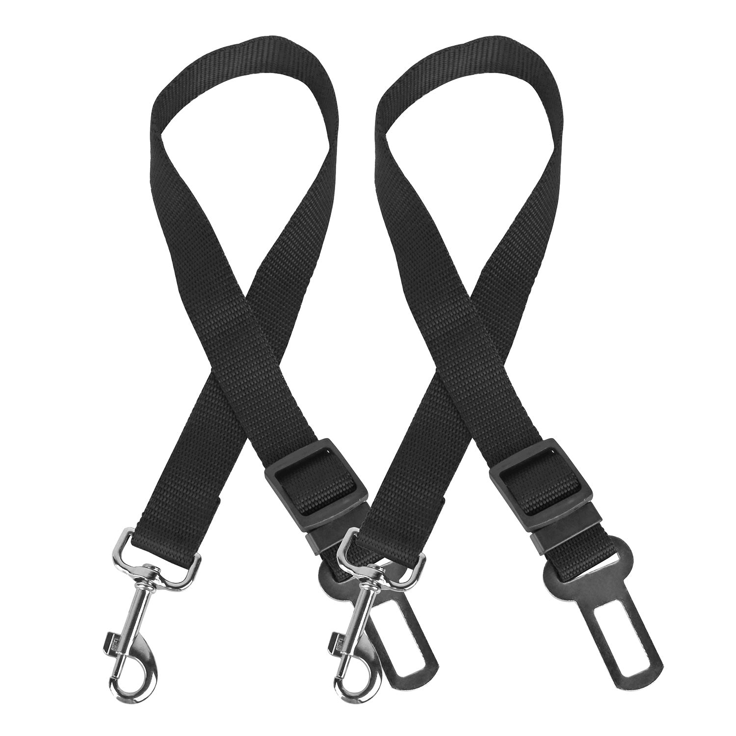2-Pcs Pet Dog Seat Belt ( Adjustable Safety Strap)