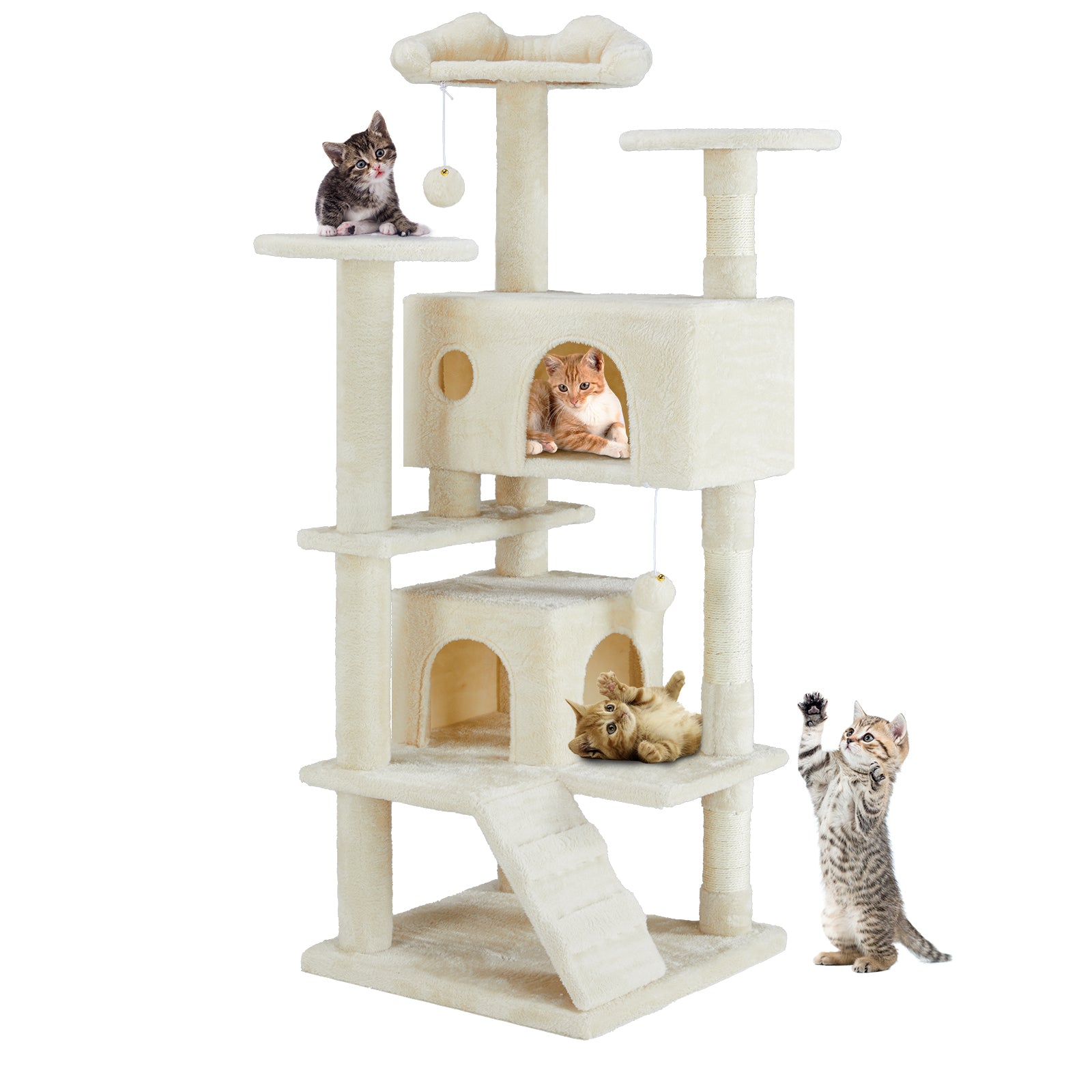 Cat Climbing Treehouse – Multi-Level Play & Rest Center
